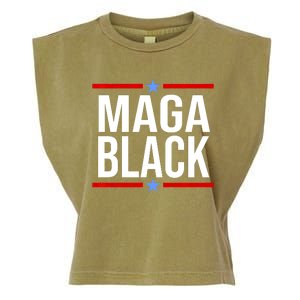 Maga Black Garment-Dyed Women's Muscle Tee