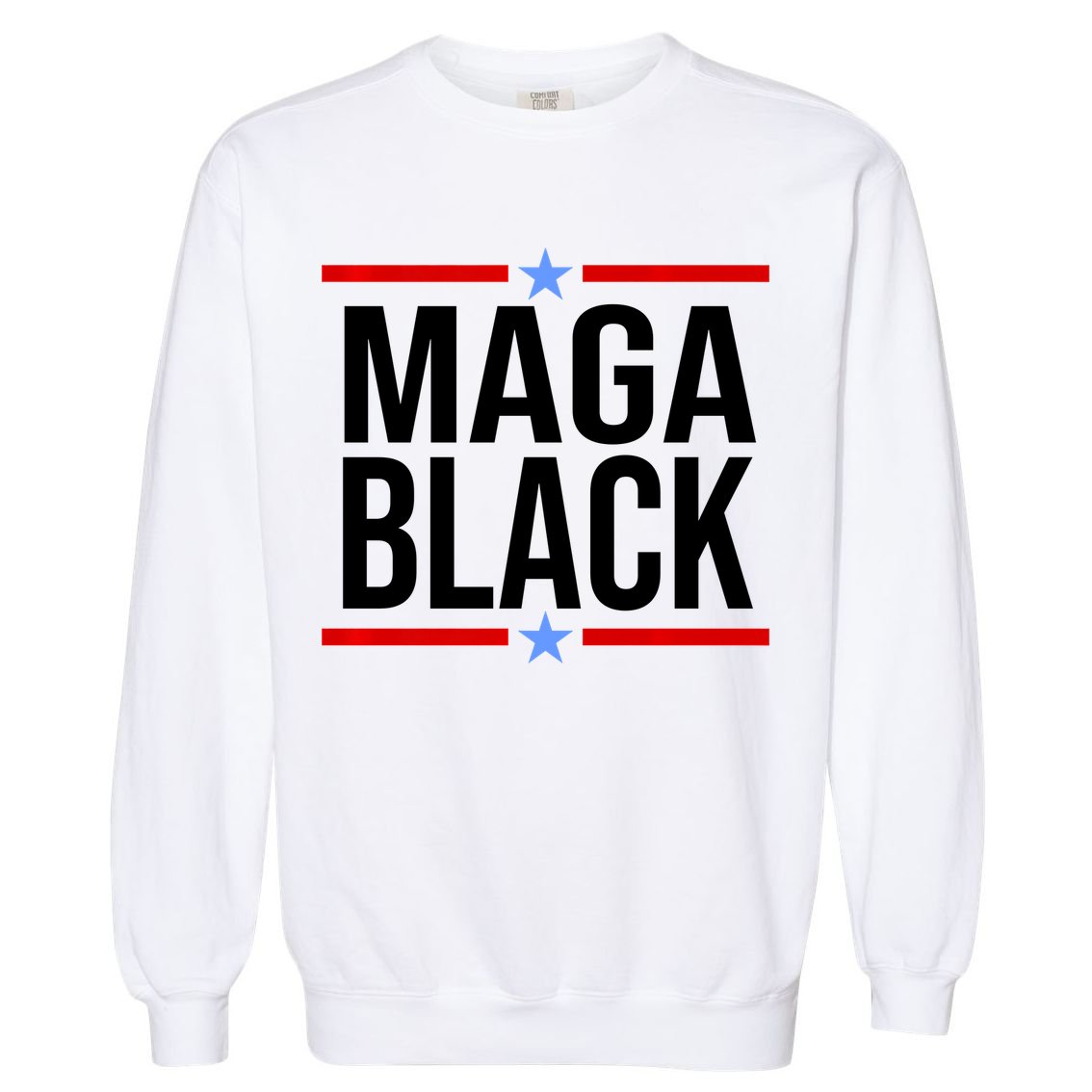 Maga Black Garment-Dyed Sweatshirt