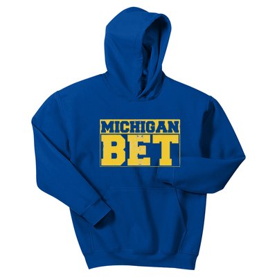 Michigan Bet  Kids Hoodie