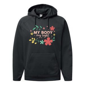 My Body My Right Performance Fleece Hoodie