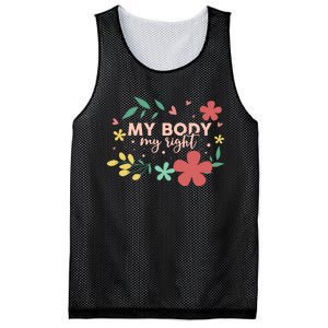 My Body My Right Mesh Reversible Basketball Jersey Tank