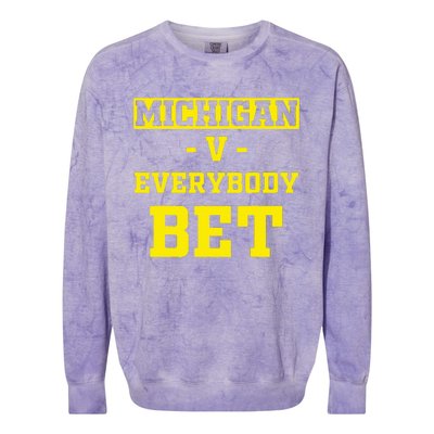 Michigan BET  Michigan BET  Colorblast Crewneck Sweatshirt