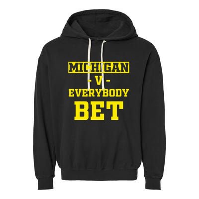 Michigan BET  Michigan BET  Garment-Dyed Fleece Hoodie