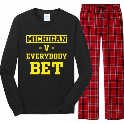 Michigan BET  Michigan BET  Long Sleeve Pajama Set