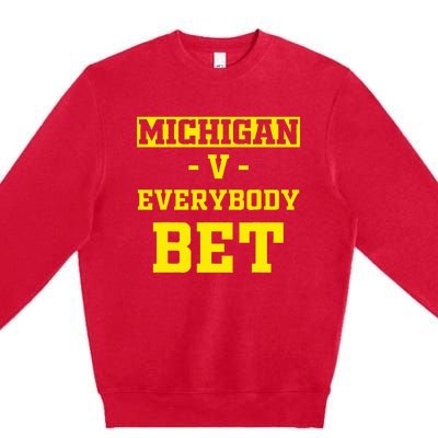 Michigan BET  Michigan BET  Premium Crewneck Sweatshirt