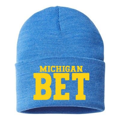 Michigan Bet Sustainable Knit Beanie