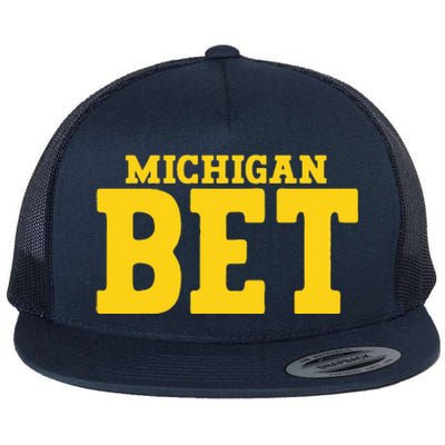 Michigan Bet Flat Bill Trucker Hat