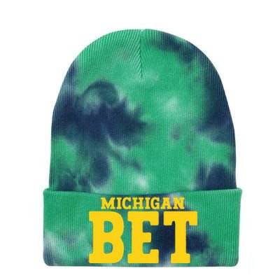 Michigan Bet Tie Dye 12in Knit Beanie