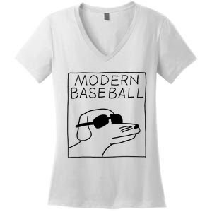 Modern Baseball Women's V-Neck T-Shirt