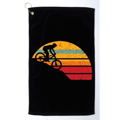 Mountain Biking Platinum Collection Golf Towel