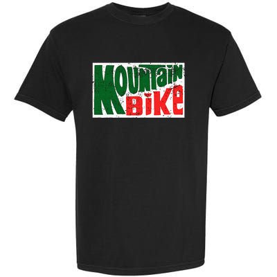 Mountain Bike Mtb Cycling Riding In Morning Dew Garment-Dyed Heavyweight T-Shirt