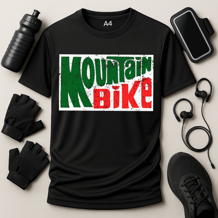 Mountain Bike Mtb Cycling Riding In Morning Dew Cooling Performance Crew T-Shirt