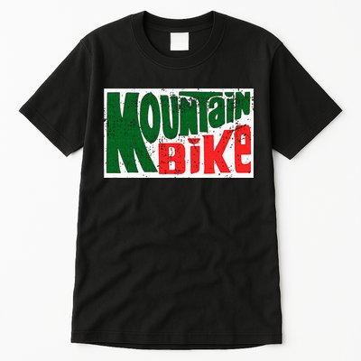 Mountain Bike Mtb Cycling Riding In Morning Dew Tall T-Shirt