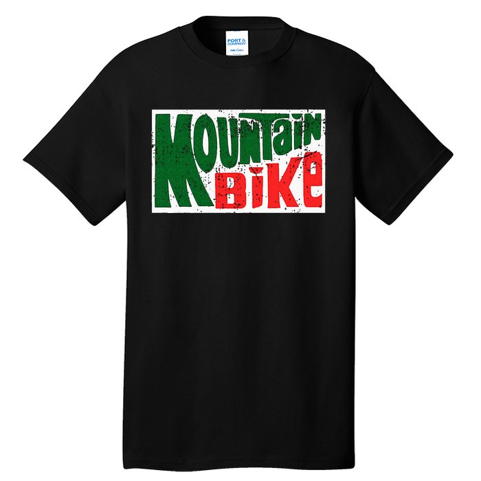 Mountain Bike Mtb Cycling Riding In Morning Dew Tall T-Shirt