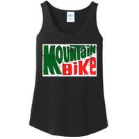 Mountain Bike Mtb Cycling Riding In Morning Dew Ladies Essential Tank