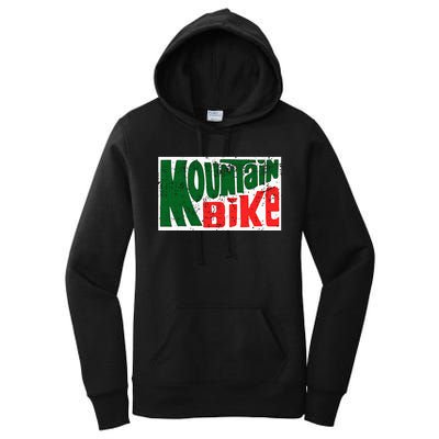 Mountain Bike Mtb Cycling Riding In Morning Dew Women's Pullover Hoodie