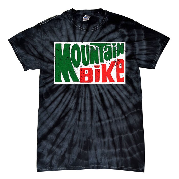 Mountain Bike Mtb Cycling Riding In Morning Dew Tie-Dye T-Shirt