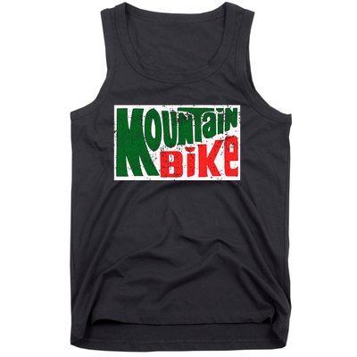 Mountain Bike Mtb Cycling Riding In Morning Dew Tank Top