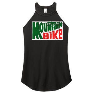 Mountain Bike Mtb Cycling Riding In Morning Dew Women’s Perfect Tri Rocker Tank