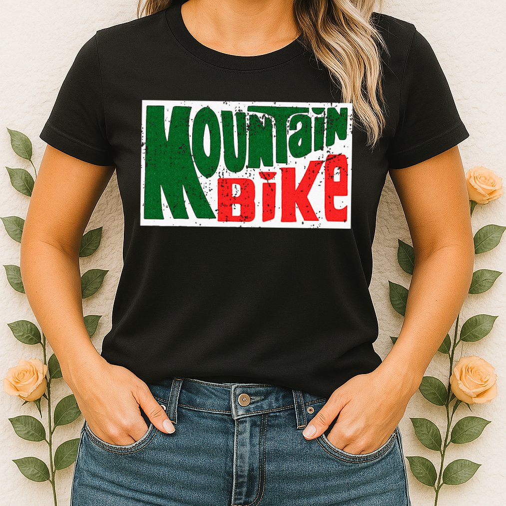 Mountain Bike Mtb Cycling Riding In Morning Dew Womens T-Shirt