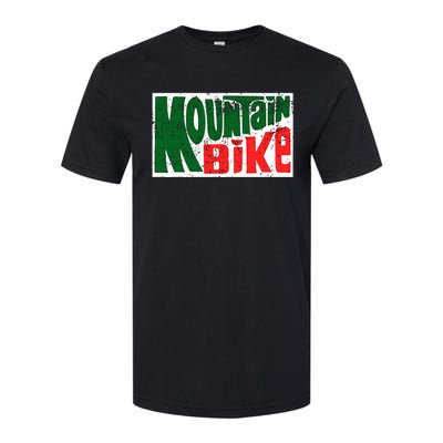 Mountain Bike Mtb Cycling Riding In Morning Dew Softstyle CVC T-Shirt