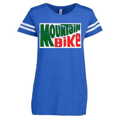 Mountain Bike Mtb Cycling Riding In Morning Dew Enza Ladies Jersey Football T-Shirt