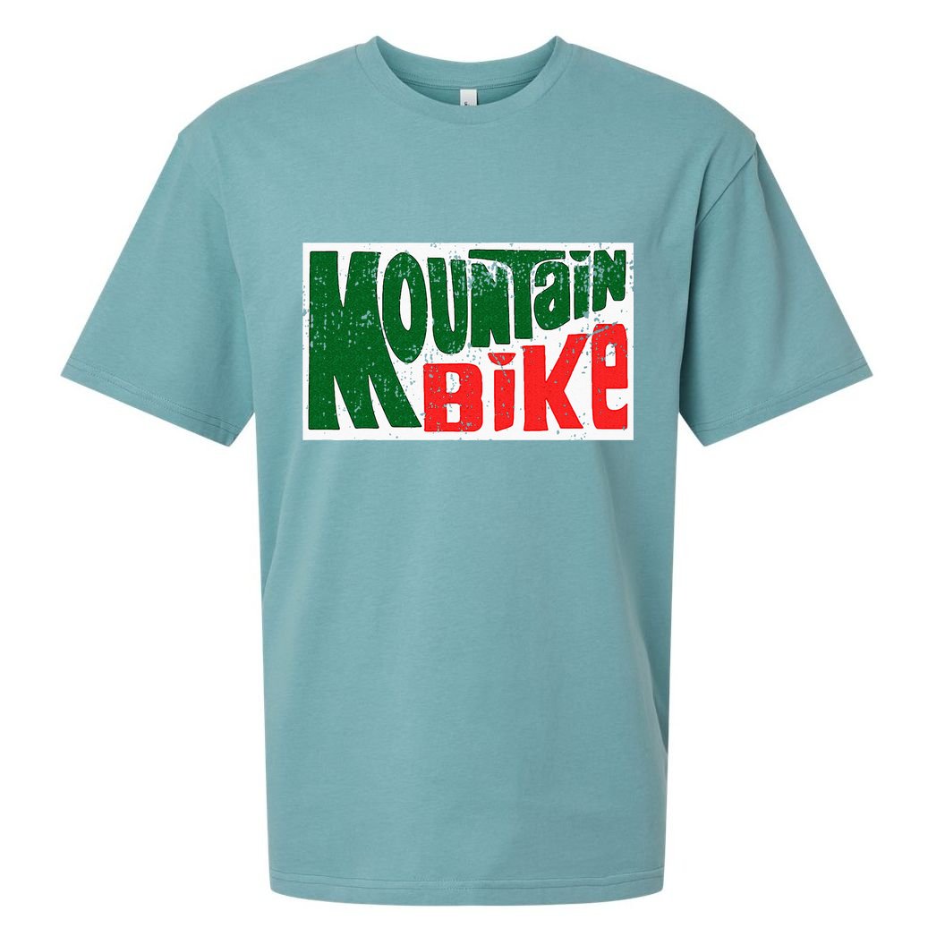 Mountain Bike Mtb Cycling Riding In Morning Dew Sueded Cloud Jersey T-Shirt