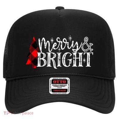 Merry & Bright High Crown Mesh Back Trucker Hat