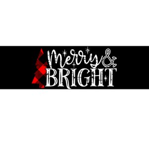 Merry & Bright Bumper Sticker