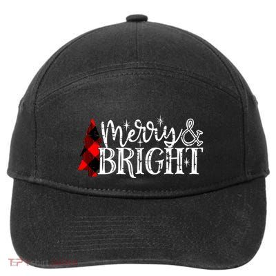 Merry & Bright 7-Panel Snapback Hat