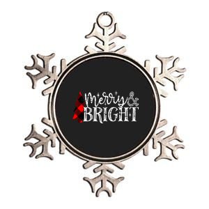 Merry & Bright Metallic Star Ornament