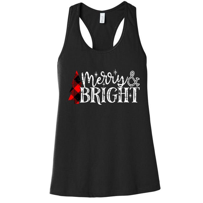 Merry & Bright Women's Racerback Tank