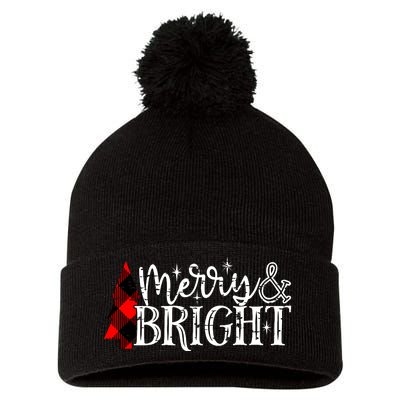 Merry & Bright Pom Pom 12in Knit Beanie