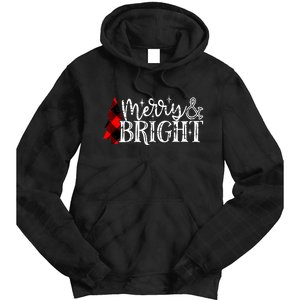 Merry & Bright Tie Dye Hoodie