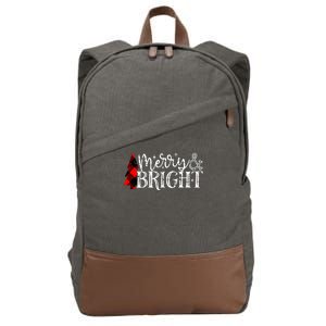 Merry & Bright Cotton Canvas Backpack