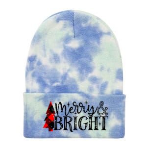 Merry & Bright Tie Dye 12in Knit Beanie