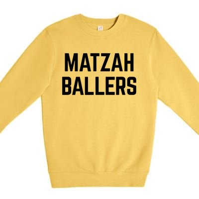 Matzah Ballers Premium Crewneck Sweatshirt