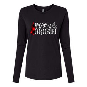 Merry & Bright Womens Cotton Relaxed Long Sleeve T-Shirt