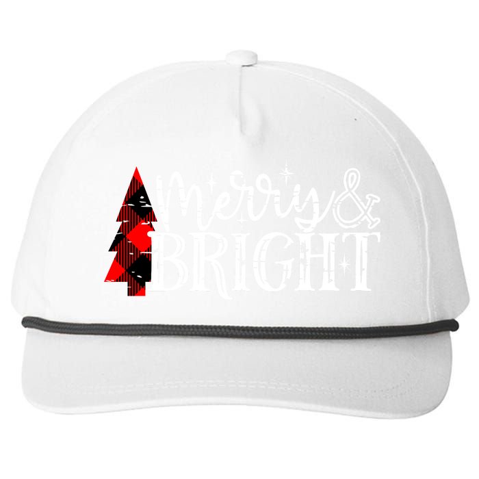 Merry & Bright Snapback Five-Panel Rope Hat