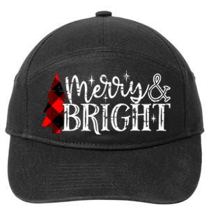 Merry & Bright 7-Panel Snapback Hat