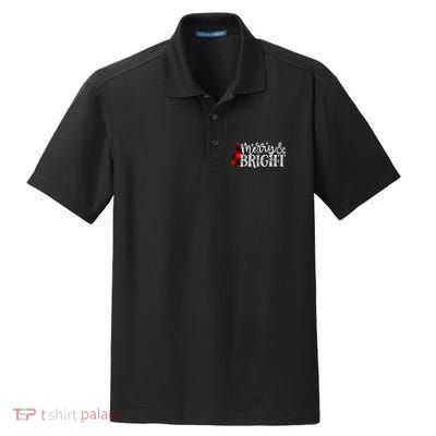Merry & Bright Dry Zone Grid Polo