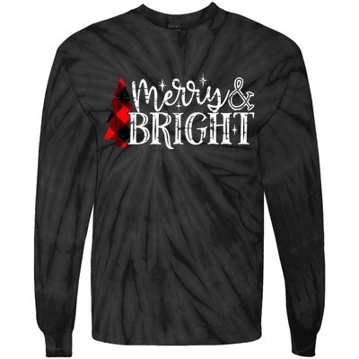 Merry & Bright Tie-Dye Long Sleeve Shirt