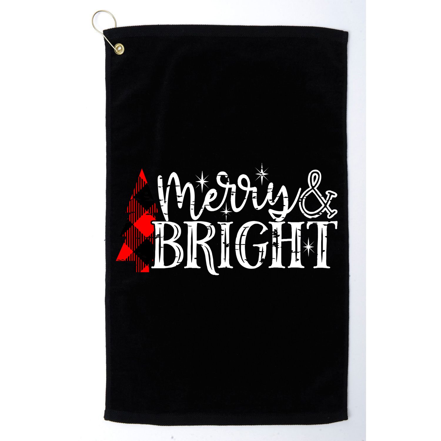 Merry & Bright Golf Towel
