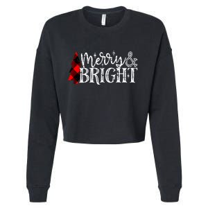 Merry & Bright Cropped Pullover Crew