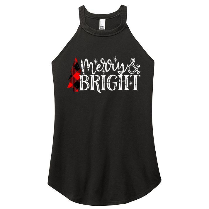 Merry & Bright Women's Perfect Tri Rocker Tank