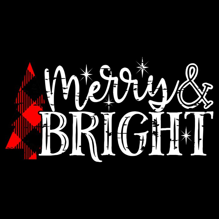 Merry & Bright Zip Tote Bag