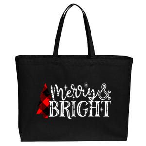 Merry & Bright Cotton Canvas Jumbo Tote