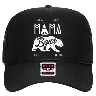 Mama Bear Mothers Day Family Matching Couple Trucker Hat