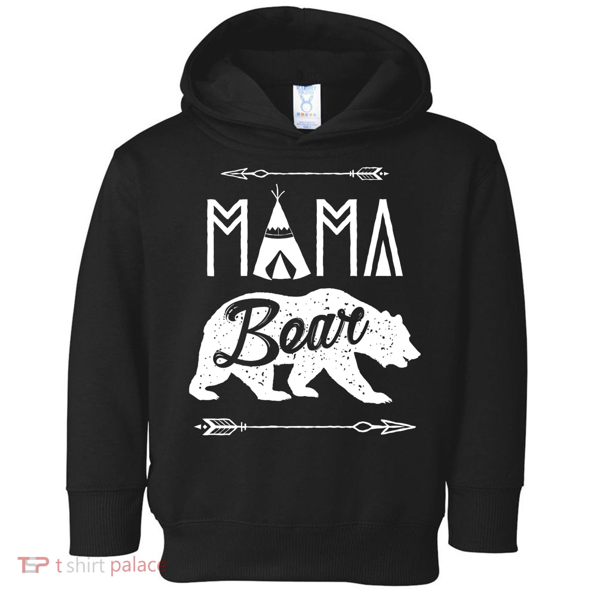 Mama Bear Mothers Day Family Matching Couple Toddler Hoodie
