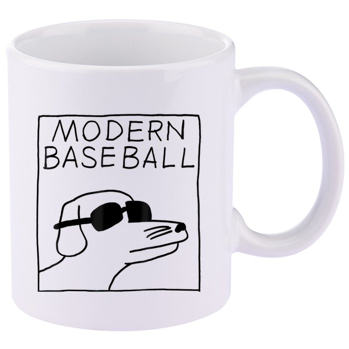Modern Baseball 11oz C Handle Ceramic Mug